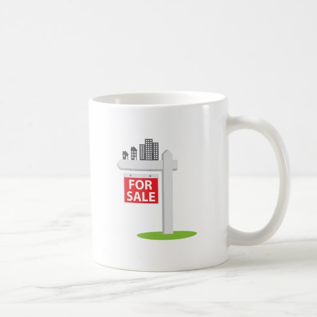 Caneca De Café Para o sinal da venda (Direita)
