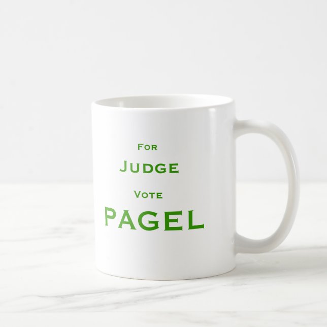 Caneca De Café Para o voto Pagel do juiz (Direita)