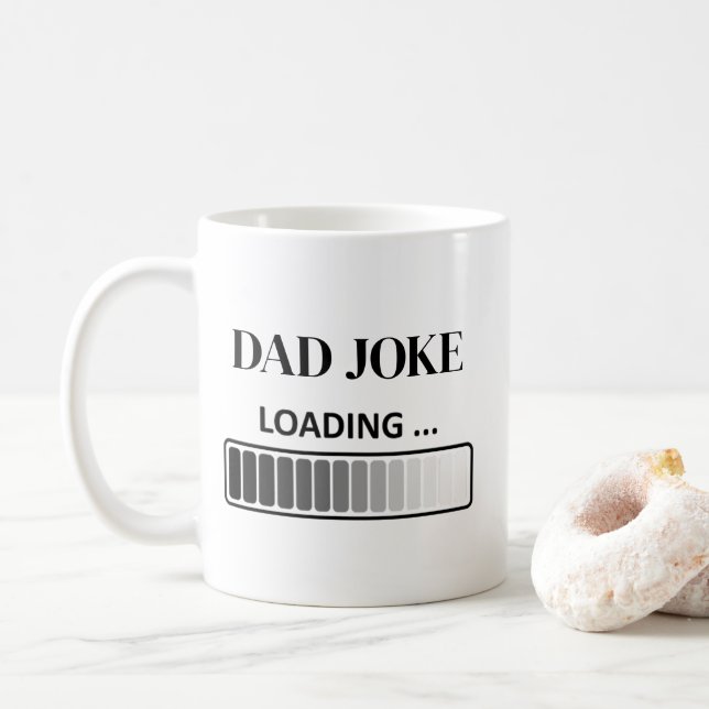 Caneca de café para pai com fonte moderna limpa (Com Donut)