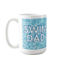 Caneca de Café para Pai de Nadador