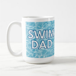 Caneca de Café para Pai de Nadador