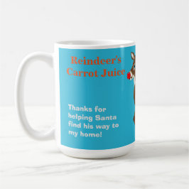 Caneca De Café Para Papais noeis Reindeer Carrot Juice Mugs