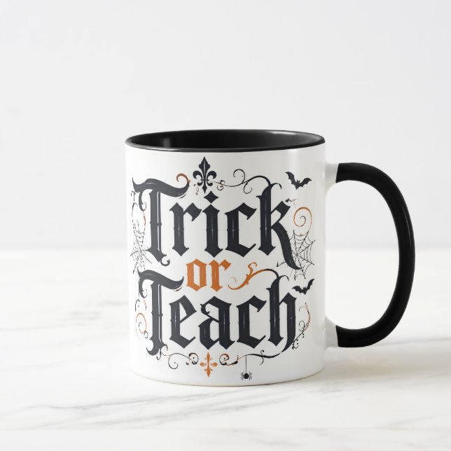 Caneca de Café para Professores de Halloween 'Tric (Direita)