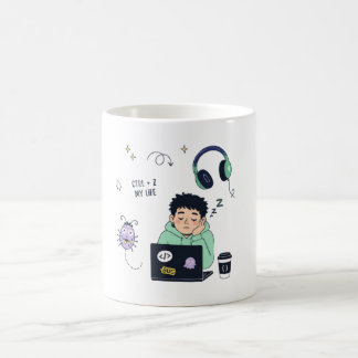 Caneca de café para programador de codificação eng