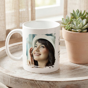 Caneca De Café Para Sempre em Nossos Corações 2 Memorial de Foto