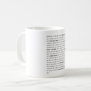 Caneca De Café Para sempre não há fim