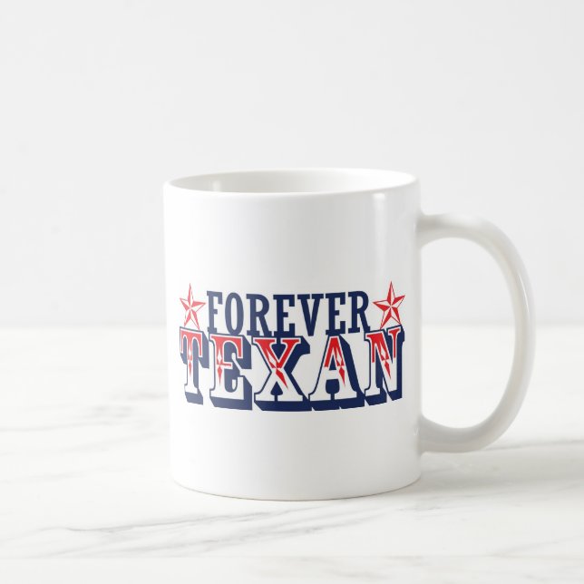 Caneca De Café Para sempre Texan (Direita)