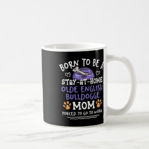 Caneca De Café Para Ser Um Idoso Bulldogge Mãe Divertido