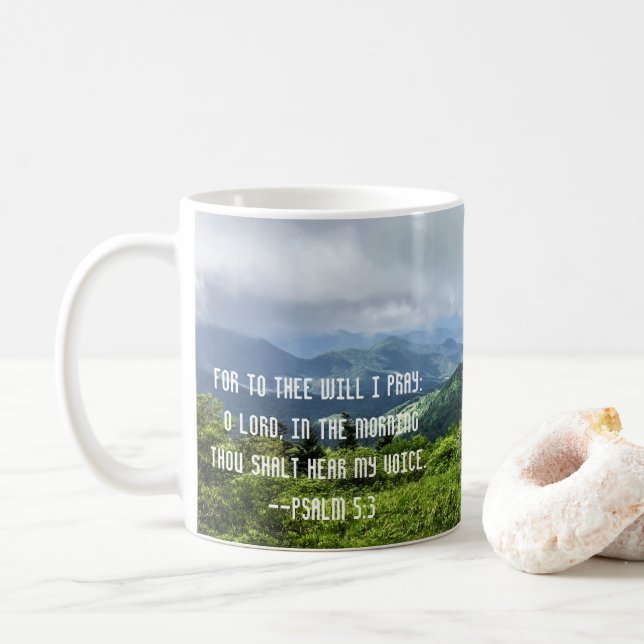Caneca De Café Para Ti, Eu Rezo Christian (Com Donut)