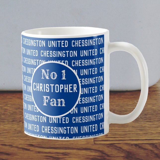 Caneca de café para torcedor de futebol que torce  (Criador carregado)