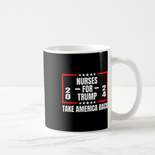 Caneca De Café Para Trump 2024, leve a América de volta (Direita)