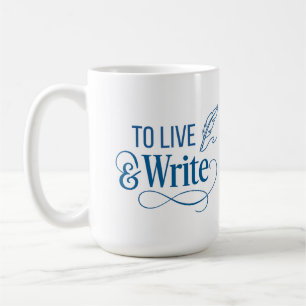 Caneca de Café Para Viver & Escrever - 450ml