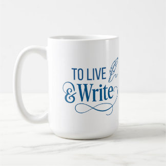 Caneca de Café Para Viver & Escrever - 450ml