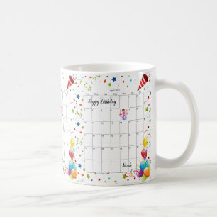 Caneca De Café Parabéns 2022 abril Mug