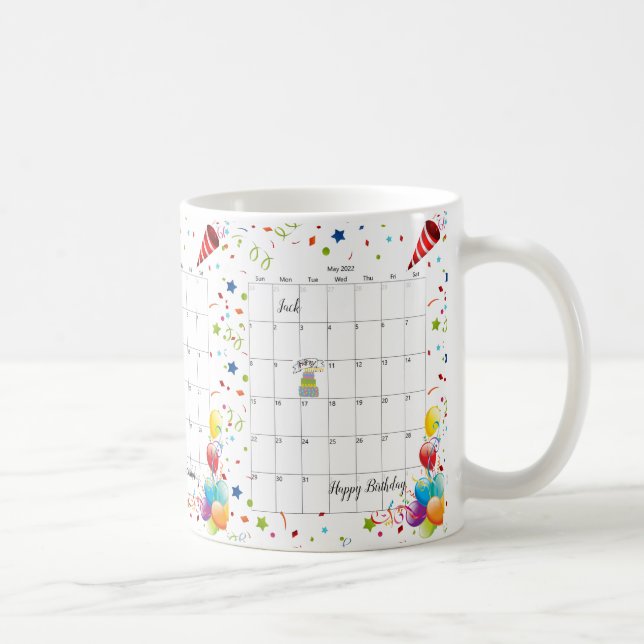 Caneca De Café Parabéns 2022 maio Mug (Direita)