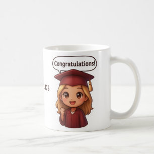 Caneca De Café Parabéns Classe de 2025