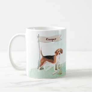 Caneca De Café Parabéns de Beagle no Novo Cão