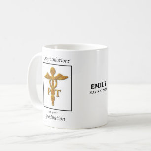 Caneca De Café Parabéns de Graduação de Terapia Física