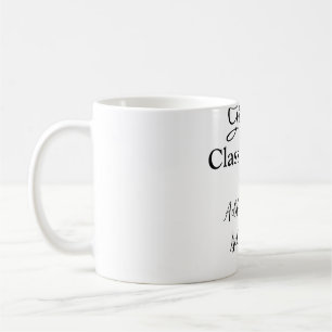 Caneca De Café Parabéns de graduação simples, adicionar classes m