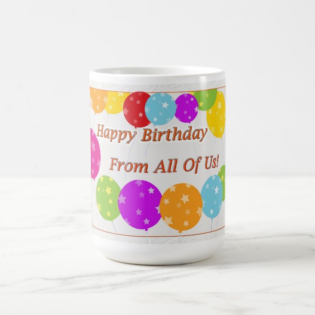 Caneca De Café Parabéns De Todos Nós (Centro)