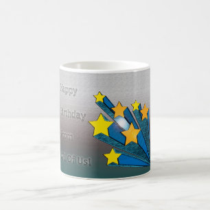 Caneca De Café Parabéns De Todos Nós