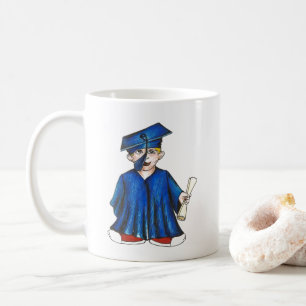 Caneca De Café Parabéns Diploma do Boné de Graduação Formando