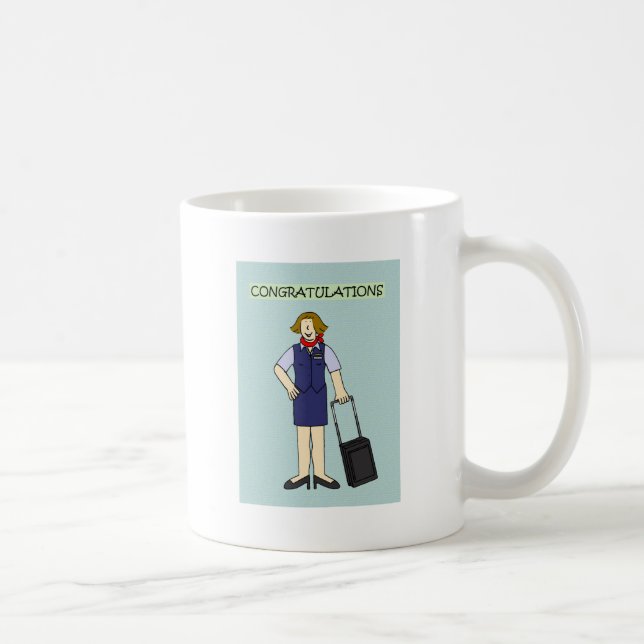 Caneca De Café Parabéns do grupo da cabine fêmeas (Direita)
