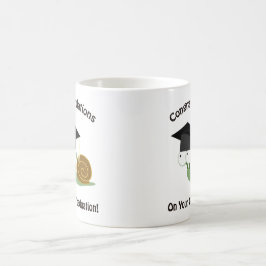 Caneca De Café Parabéns no Caracol de Graduação
