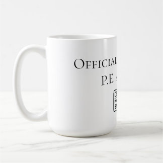 Caneca De Café Parabéns pelo Engenheiro profissional certificado