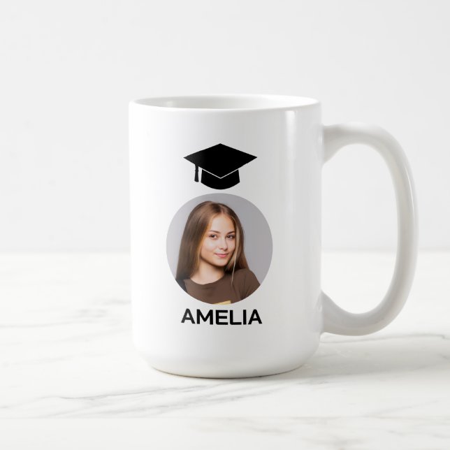 Caneca De Café Parabéns pelo presente de formatura especial (Direita)
