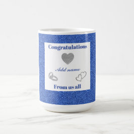 Caneca De Café Parabéns personalizados de todos nós