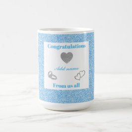 Caneca De Café Parabéns personalizados de todos nós