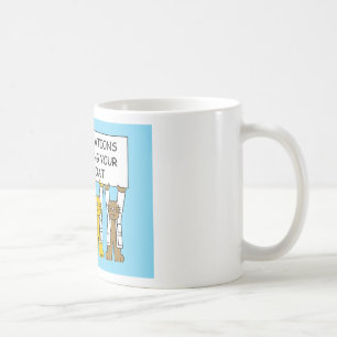 Caneca De Café Parabéns sobre como receber seu Casaco branco