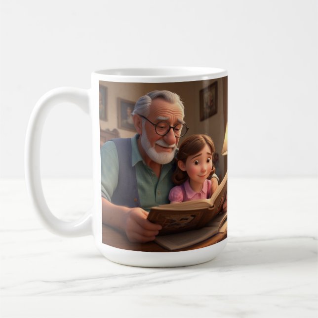 Caneca De Café Parabéns vovô (Esquerda)
