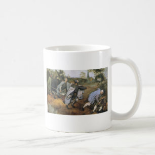 Caneca De Café Parábola das cortinas por Pieter Bruegel a pessoa