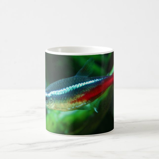 Caneca De Café Paracheirodon Tetra de néon Innesi dos peixes (Centro)