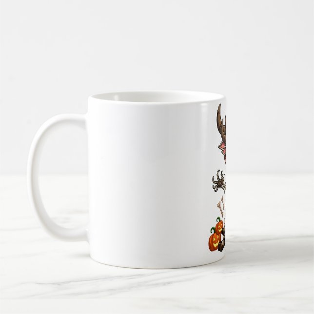 Caneca De Café Parada de Vaca do Esqueleto (Esquerda)