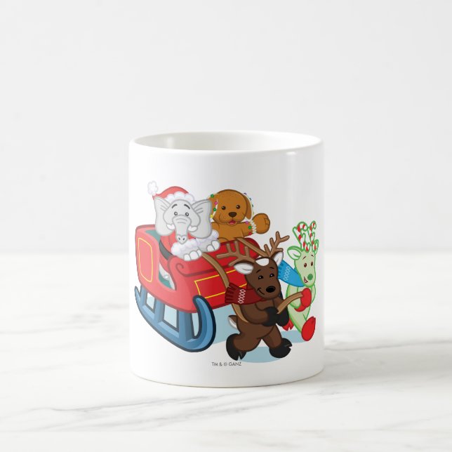 Caneca De Café Parada do Natal de Webkinz (Centro)