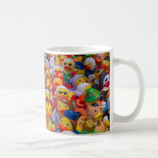 Caneca De Café Parada Ducky de borracha (Direita)