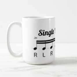 Caneca De Café paradiddle simples