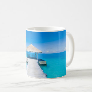 Caneca De Café Paradise Beach   Tropical Resort, Maldivas