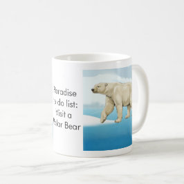 Caneca De Café Paradise to do list: Polar Bear