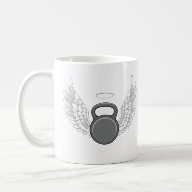 Caneca De Café Paradiso do Kettlebell (Esquerda)