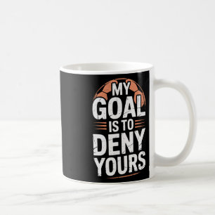 Caneca De Café Parador De Chutes Meu Objetivo é Negar O Seu Jogad
