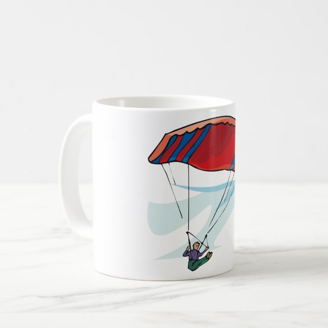 Caneca De Café Paraglider (Frente Esquerda)