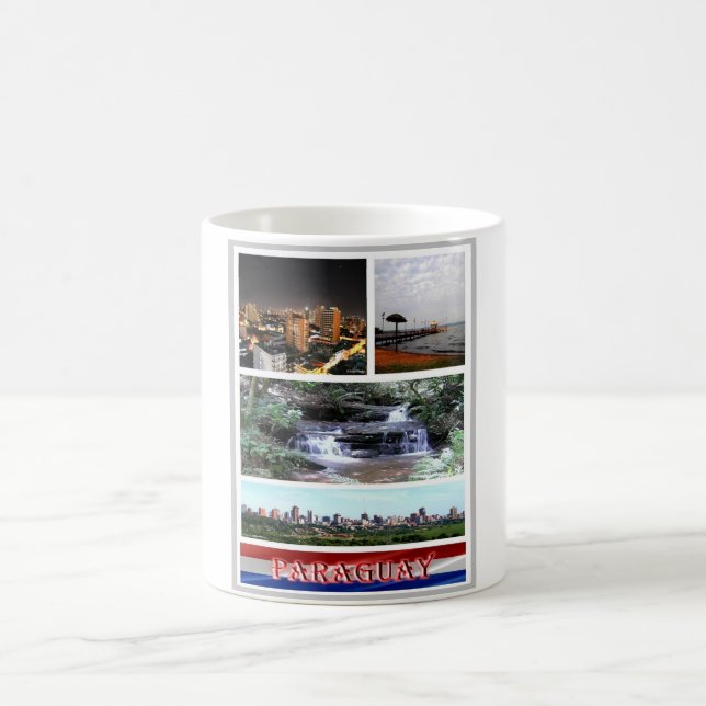 Caneca De Café Paraguai - Mosaico - (Centro)