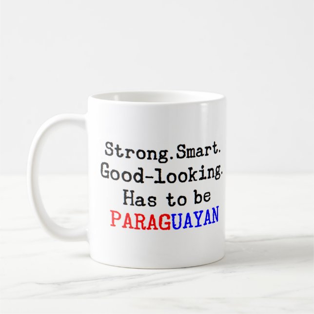 Caneca De Café paraguaia forte (Esquerda)