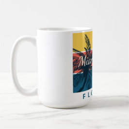 Caneca De Café Paraíso do Surf Miami Beach Flórida