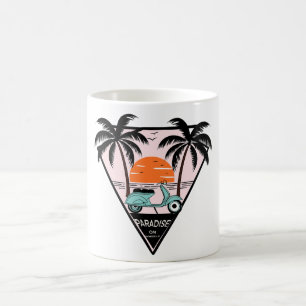 Caneca De Café Paraíso nas rodas