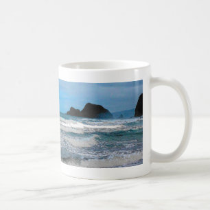 Caneca De Café Paraíso Tropical do Oceano Costeiro do Havaí